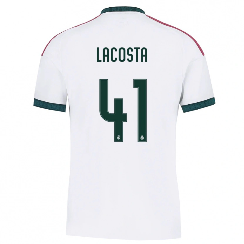 Danxen Herren Diego Lacosta #41 Dunkelgrün Weiß Rot Heimtrikot Trikot 2026/27 T-Shirt Schweiz
