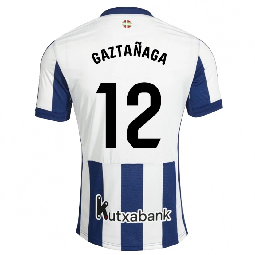 Danxen Herren Julen Gaztañaga #12 Marineweiß Goldrute Heimtrikot Trikot 2026/27 T-Shirt Schweiz