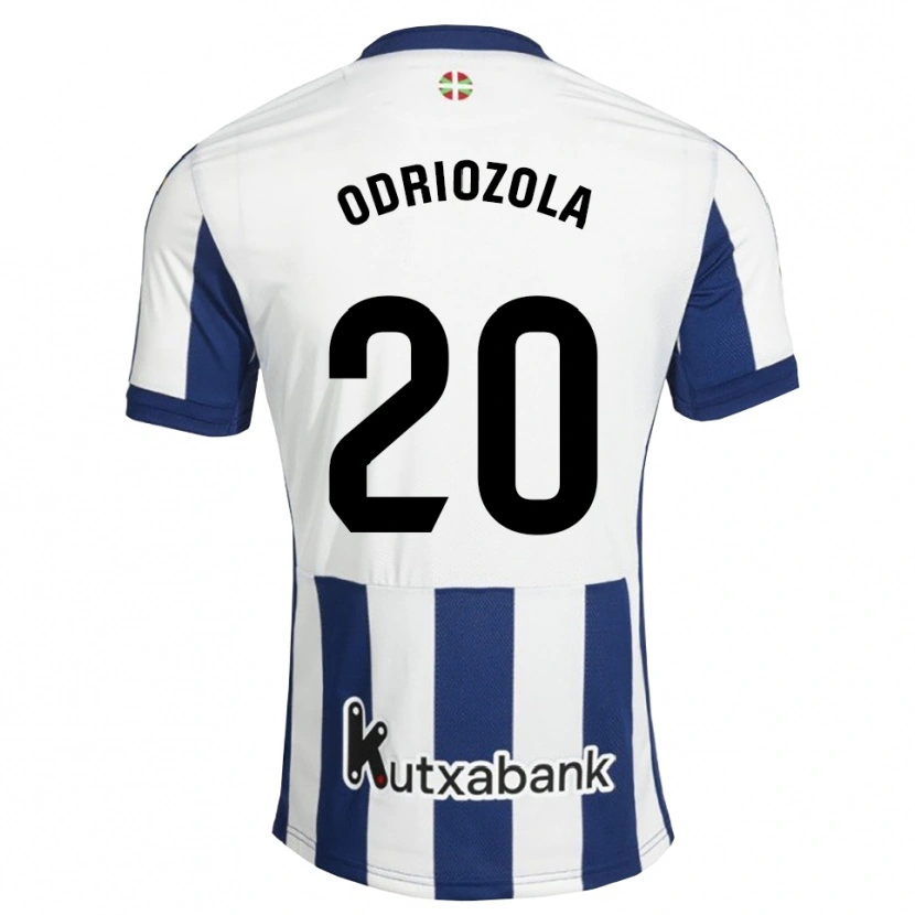 Danxen Herren Álvaro Odriozola #20 Marineweiß Goldrute Heimtrikot Trikot 2026/27 T-Shirt Schweiz