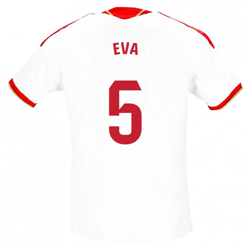Danxen Herren Eva Llamas Hernández #5 Weiß Rot Heimtrikot Trikot 2026/27 T-Shirt Schweiz