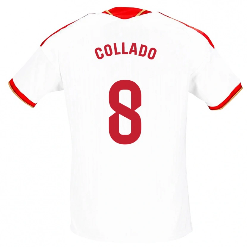 Danxen Herren Alberto Collado #8 Weiß Rot Heimtrikot Trikot 2026/27 T-Shirt Schweiz