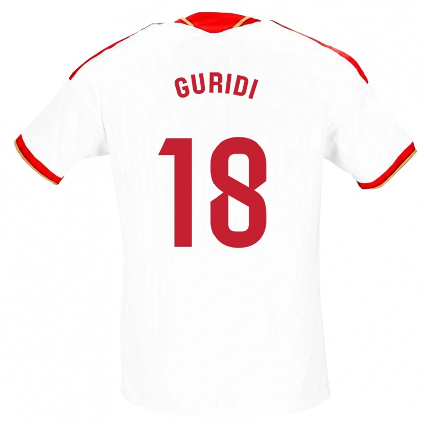 Danxen Herren Jon Guridi #18 Weiß Rot Heimtrikot Trikot 2026/27 T-Shirt Schweiz