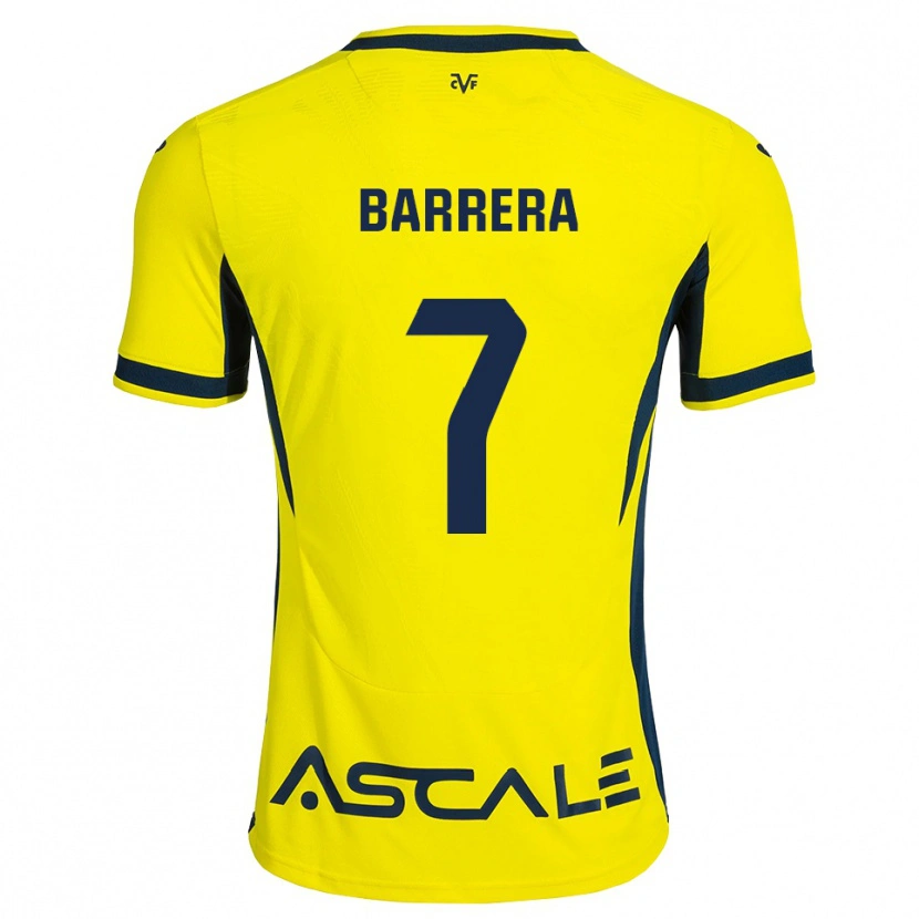Danxen Herren Sergio Barrera #7 Gelb Schwarz Rot Heimtrikot Trikot 2026/27 T-Shirt Schweiz