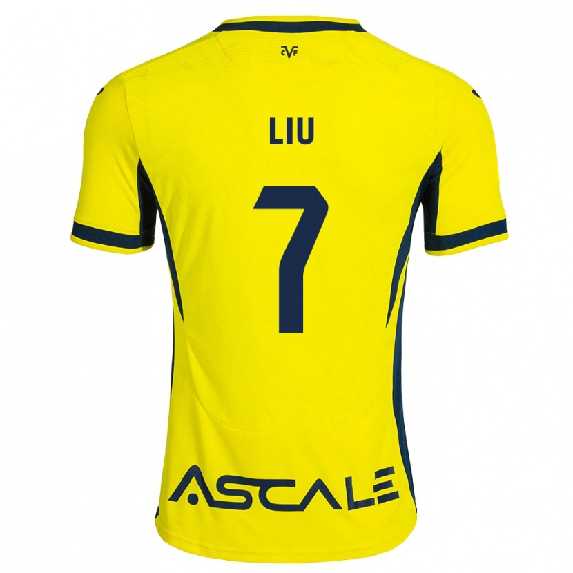 Danxen Herren Kaiyuan Liu #7 Gelb Schwarz Rot Heimtrikot Trikot 2026/27 T-Shirt Schweiz