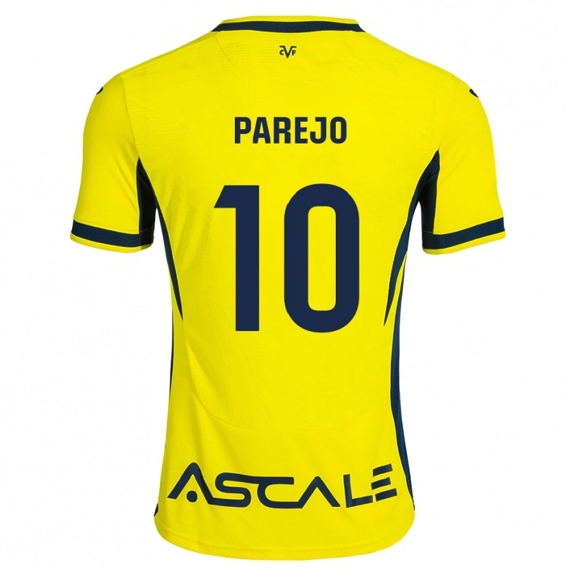 Danxen Herren Dani Parejo #10 Gelb Schwarz Rot Heimtrikot Trikot 2026/27 T-Shirt Schweiz