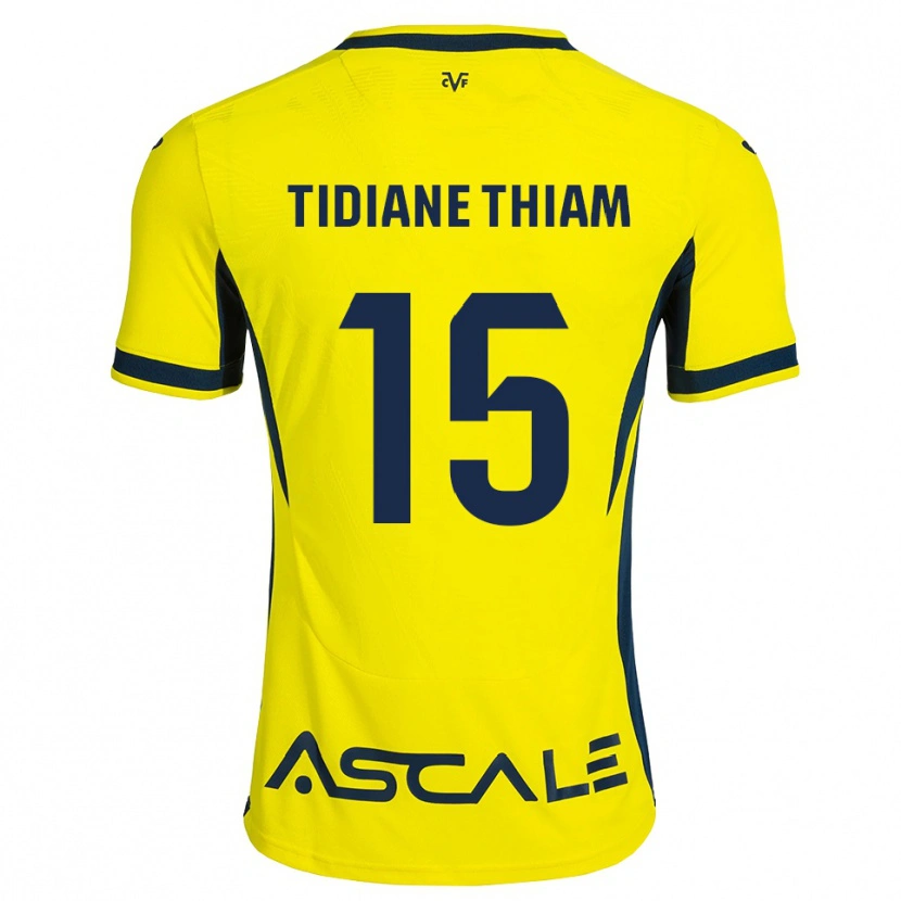 Danxen Herren Cheikh Tidiane Thiam #15 Gelb Schwarz Rot Heimtrikot Trikot 2026/27 T-Shirt Schweiz
