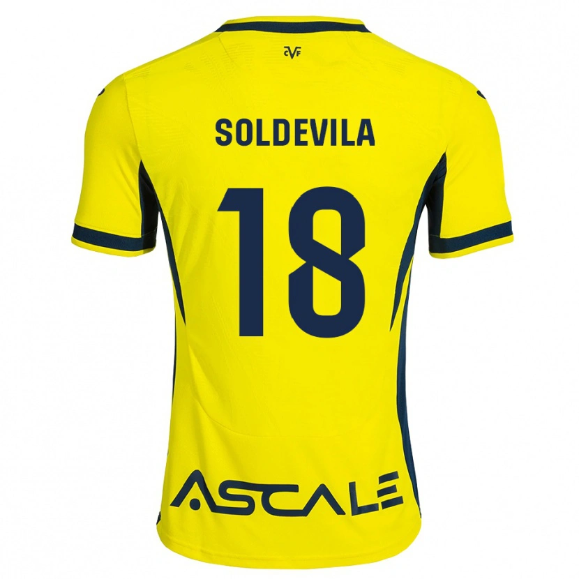 Danxen Herren Paola Soldevila #18 Gelb Schwarz Rot Heimtrikot Trikot 2026/27 T-Shirt Schweiz