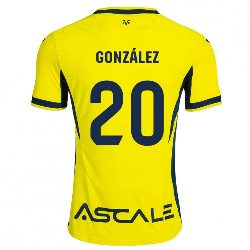 Danxen Herren Marcos González #20 Gelb Schwarz Rot Heimtrikot Trikot 2026/27 T-Shirt Schweiz