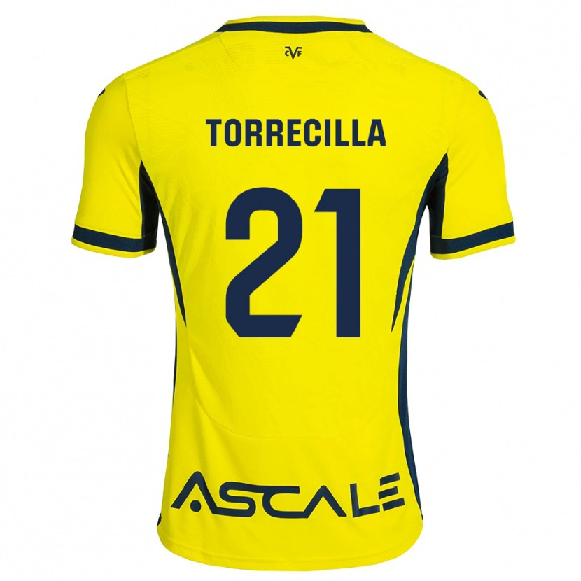 Danxen Herren Virginia Torrecilla #21 Gelb Schwarz Rot Heimtrikot Trikot 2026/27 T-Shirt Schweiz