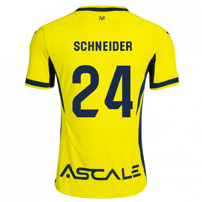 Danxen Herren Ben Schneider #24 Gelb Schwarz Rot Heimtrikot Trikot 2026/27 T-Shirt Schweiz