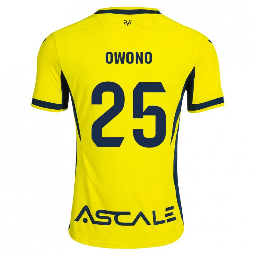 Danxen Herren Roberto Owono #25 Gelb Schwarz Rot Heimtrikot Trikot 2026/27 T-Shirt Schweiz