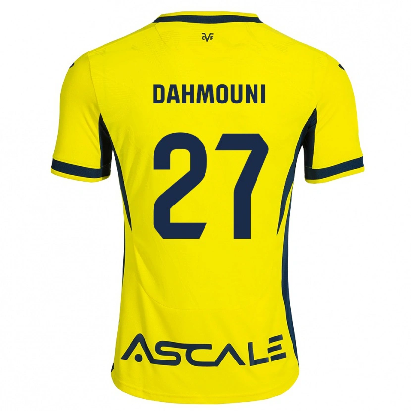 Danxen Herren Moha Dahmouni #27 Gelb Schwarz Rot Heimtrikot Trikot 2026/27 T-Shirt Schweiz