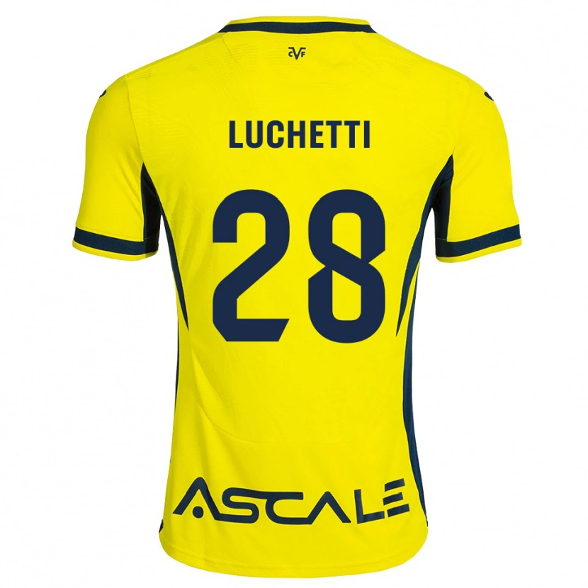 Danxen Herren Danilo Luchetti #28 Gelb Schwarz Rot Heimtrikot Trikot 2026/27 T-Shirt Schweiz