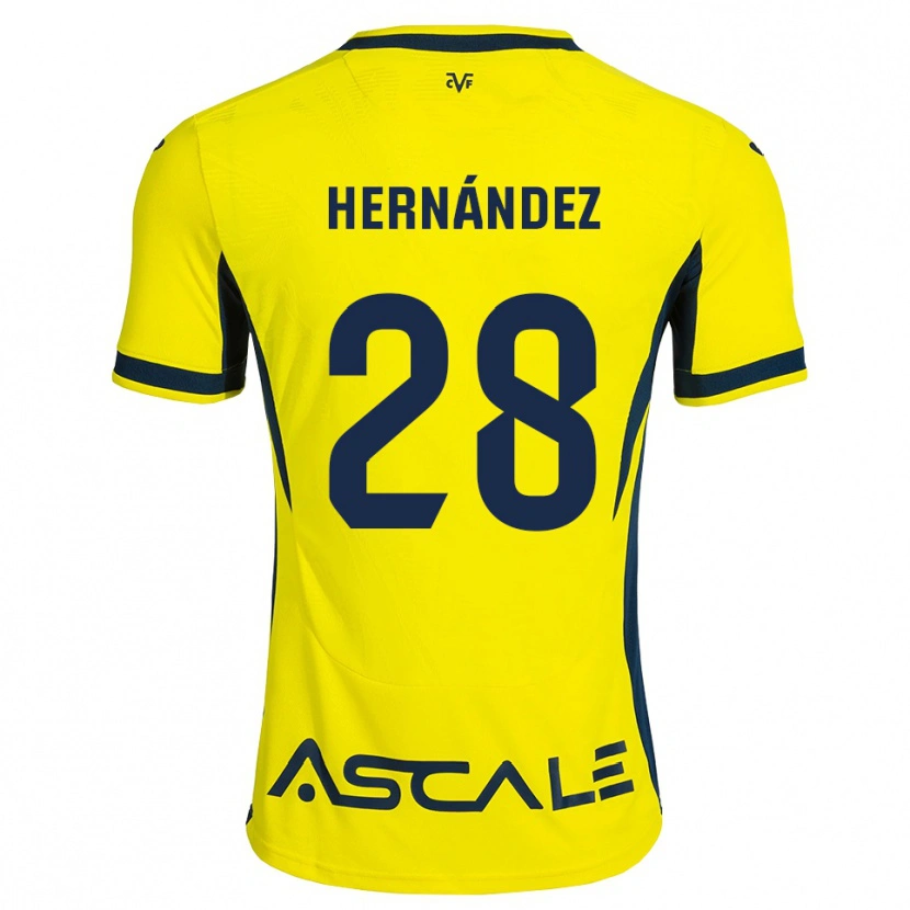 Danxen Herren Gerard Hernández #28 Gelb Schwarz Rot Heimtrikot Trikot 2026/27 T-Shirt Schweiz