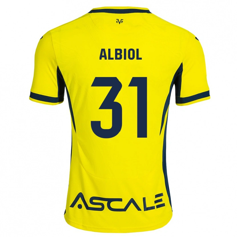 Danxen Herren Thiago Albiol #31 Gelb Schwarz Rot Heimtrikot Trikot 2026/27 T-Shirt Schweiz