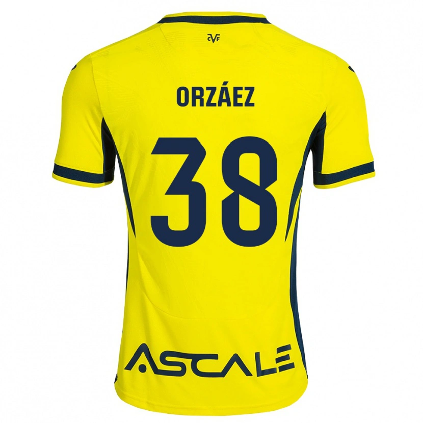 Danxen Herren Sergio Orzáez #38 Gelb Schwarz Rot Heimtrikot Trikot 2026/27 T-Shirt Schweiz