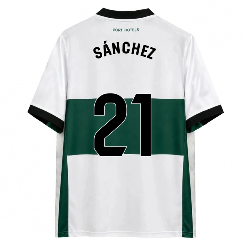Danxen Herren Álex Sánchez #21 Grün Weiß Rot Heimtrikot Trikot 2026/27 T-Shirt Schweiz