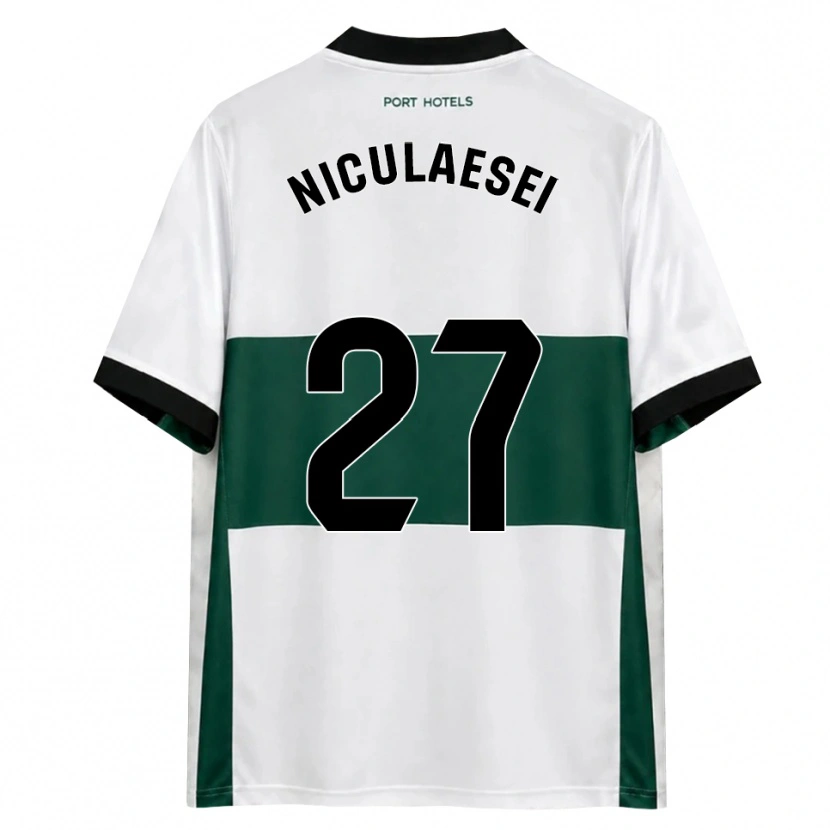 Danxen Herren Albert Niculăesei #27 Grün Weiß Rot Heimtrikot Trikot 2026/27 T-Shirt Schweiz