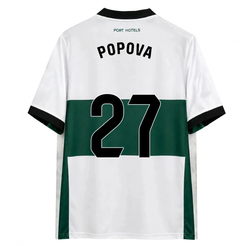 Danxen Herren Ángela Popova Fedorova #27 Grün Weiß Rot Heimtrikot Trikot 2026/27 T-Shirt Schweiz