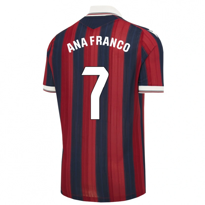 Danxen Herren Ana Franco De La Vega #7 Mitternachtsblau Rot Heimtrikot Trikot 2026/27 T-Shirt Schweiz