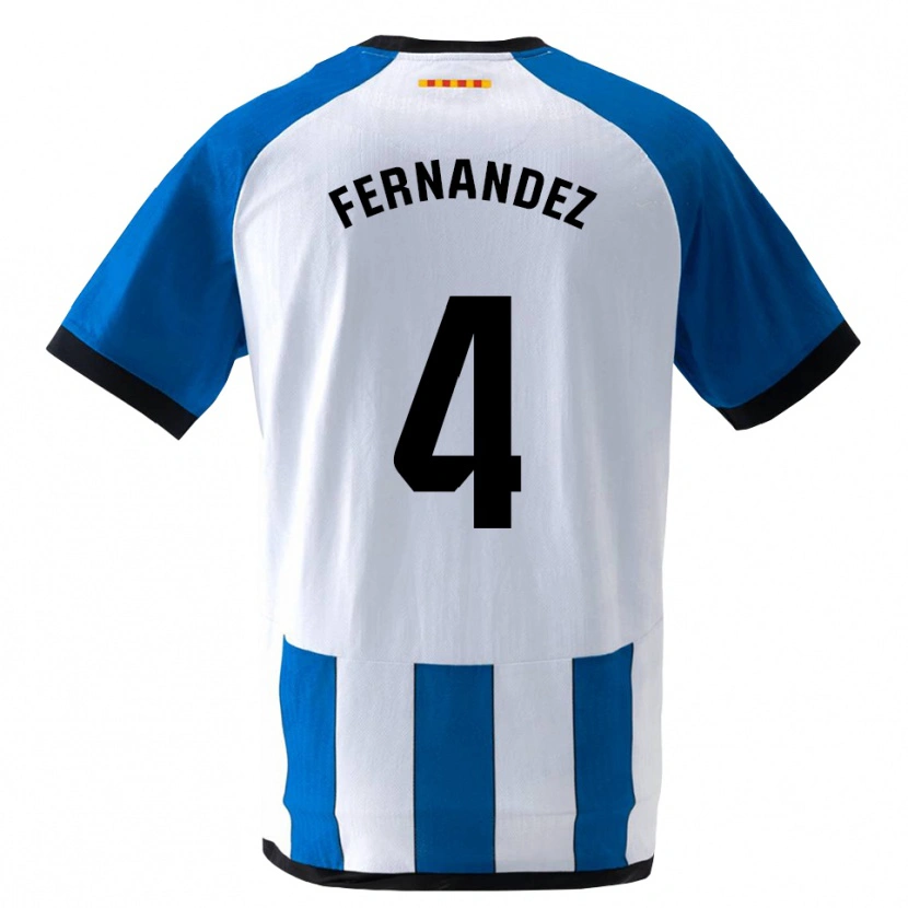 Danxen Herren Marcos Fernández #4 Königsblau Weiß Heimtrikot Trikot 2026/27 T-Shirt Schweiz