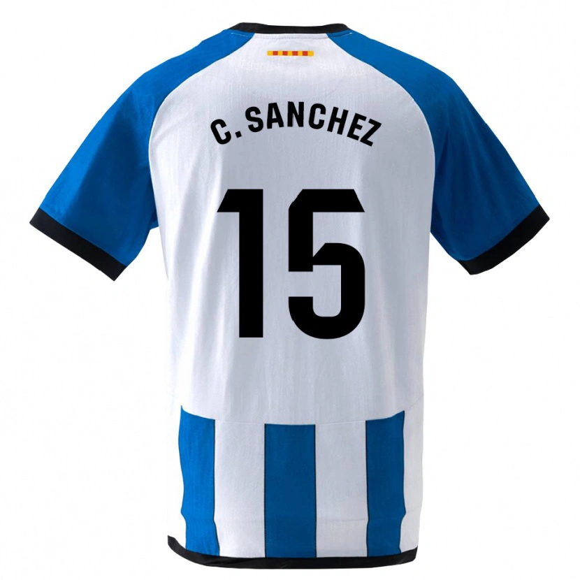 Danxen Herren Carlos Sanchez #15 Königsblau Weiß Heimtrikot Trikot 2026/27 T-Shirt Schweiz