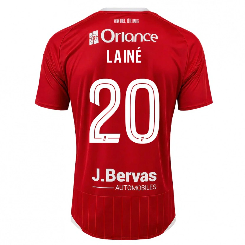Danxen Herren Mathis Lainé #20 Weiß Rot Heimtrikot Trikot 2026/27 T-Shirt Schweiz