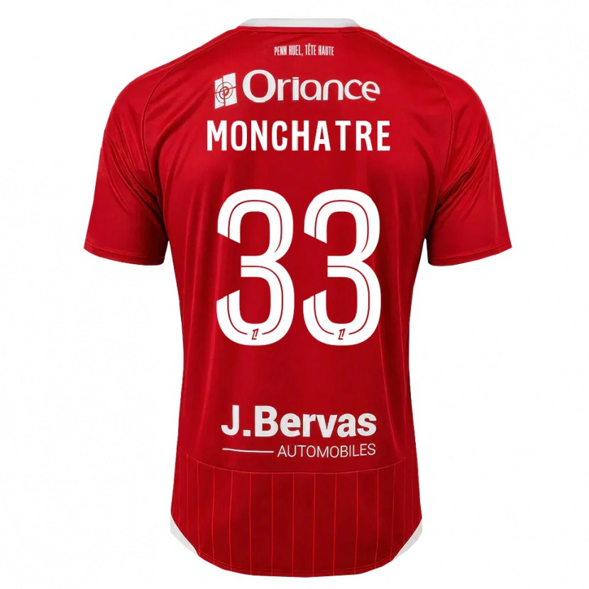 Danxen Herren Enzo Monchatre #33 Weiß Rot Heimtrikot Trikot 2026/27 T-Shirt Schweiz