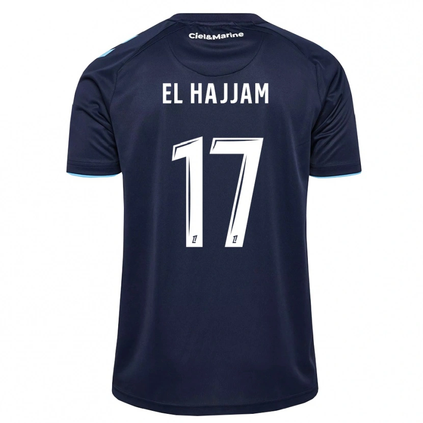 Danxen Herren Oualid El Hajjam #17 Kornblumenblau Mitternachtsblau Heimtrikot Trikot 2026/27 T-Shirt Schweiz