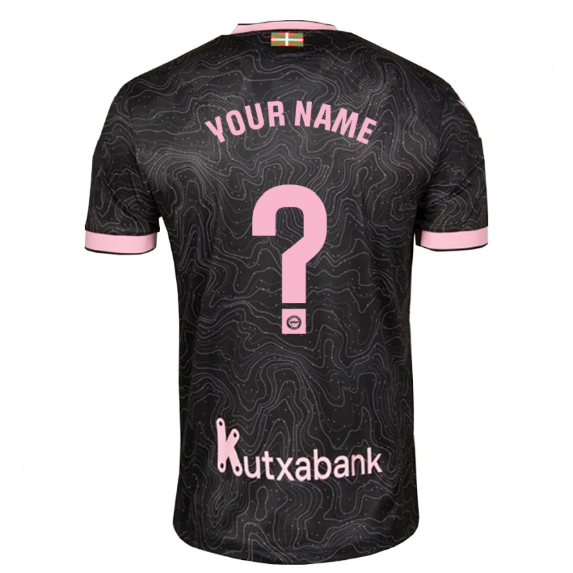 Danxen Herren Ihren Namen #0 Schwarz Pink Auswärtstrikot Trikot 2026/27 T-Shirt Schweiz