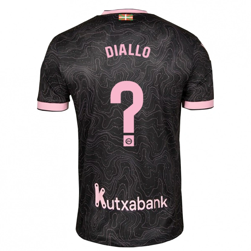 Danxen Herren Selu Diallo #0 Schwarz Pink Auswärtstrikot Trikot 2026/27 T-Shirt Schweiz
