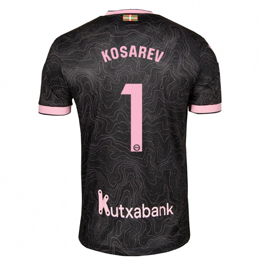 Danxen Herren Oleksandr Kosarev #1 Schwarz Pink Auswärtstrikot Trikot 2026/27 T-Shirt Schweiz