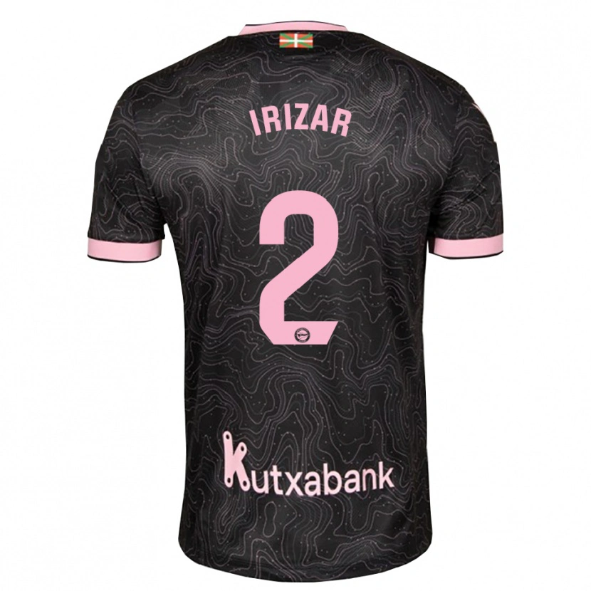 Danxen Herren Manex Irizar #2 Schwarz Pink Auswärtstrikot Trikot 2026/27 T-Shirt Schweiz