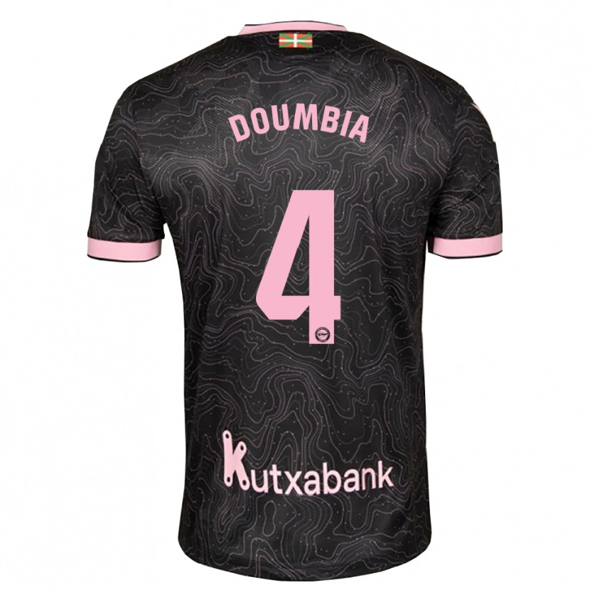 Danxen Herren Daouda Doumbia #4 Schwarz Pink Auswärtstrikot Trikot 2026/27 T-Shirt Schweiz