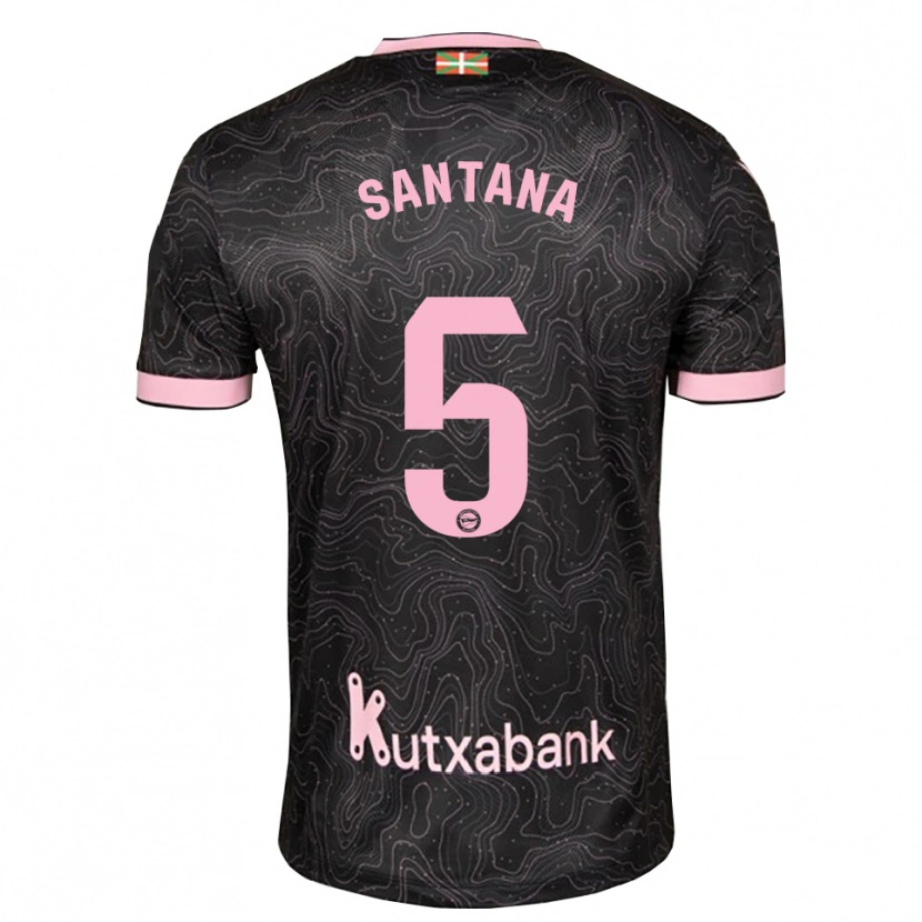 Danxen Herren Vanesa Santana #5 Schwarz Pink Auswärtstrikot Trikot 2026/27 T-Shirt Schweiz
