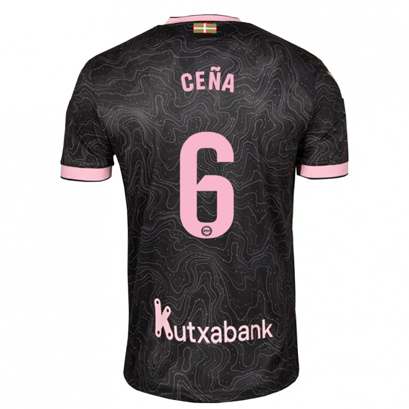 Danxen Herren Marcos Ceña #6 Schwarz Pink Auswärtstrikot Trikot 2026/27 T-Shirt Schweiz