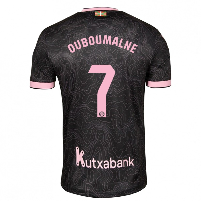 Danxen Herren Ibra Ouboumalne #7 Schwarz Pink Auswärtstrikot Trikot 2026/27 T-Shirt Schweiz