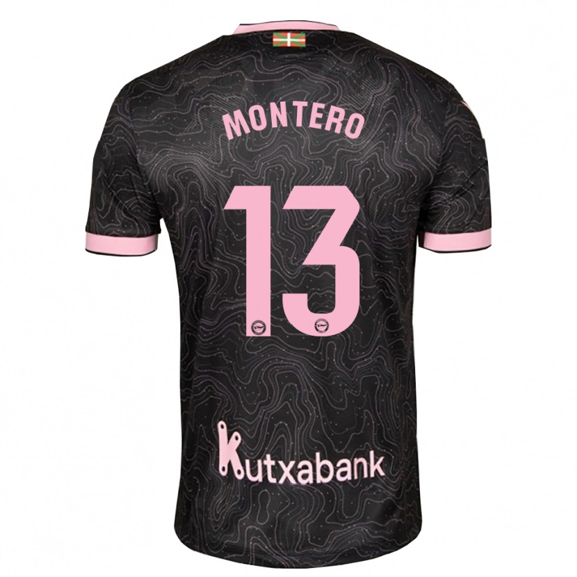 Danxen Herren Rubén Montero #13 Schwarz Pink Auswärtstrikot Trikot 2026/27 T-Shirt Schweiz