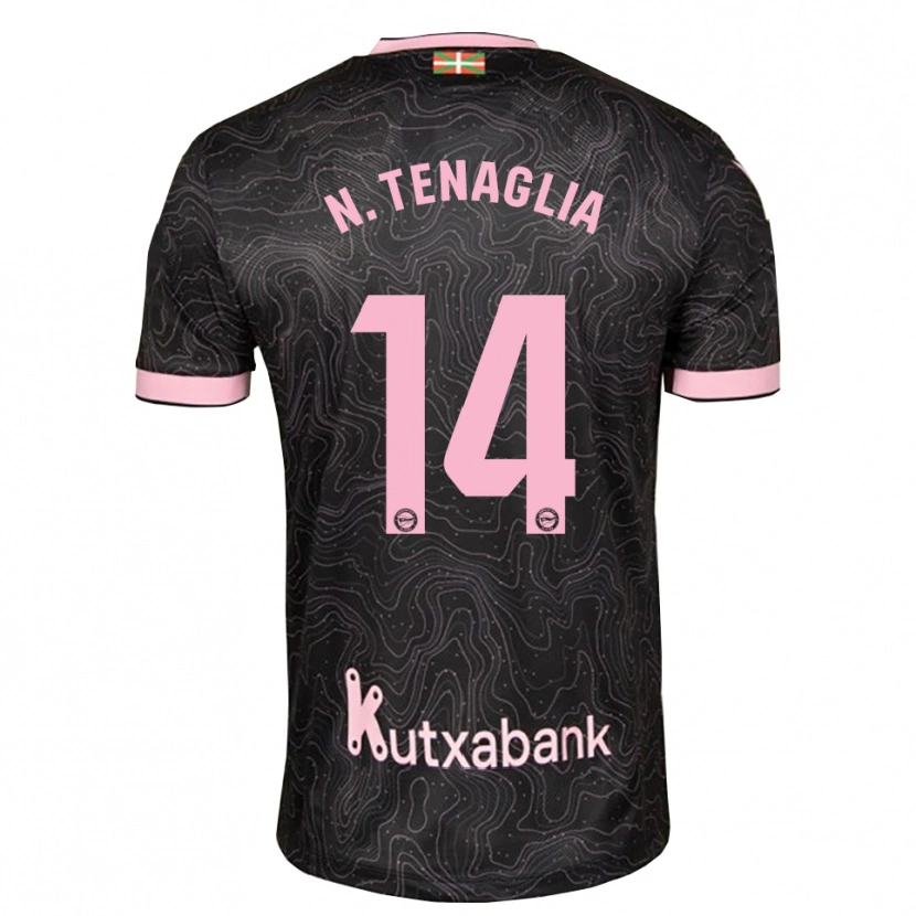 Danxen Herren Nahuel Tenaglia #14 Schwarz Pink Auswärtstrikot Trikot 2026/27 T-Shirt Schweiz