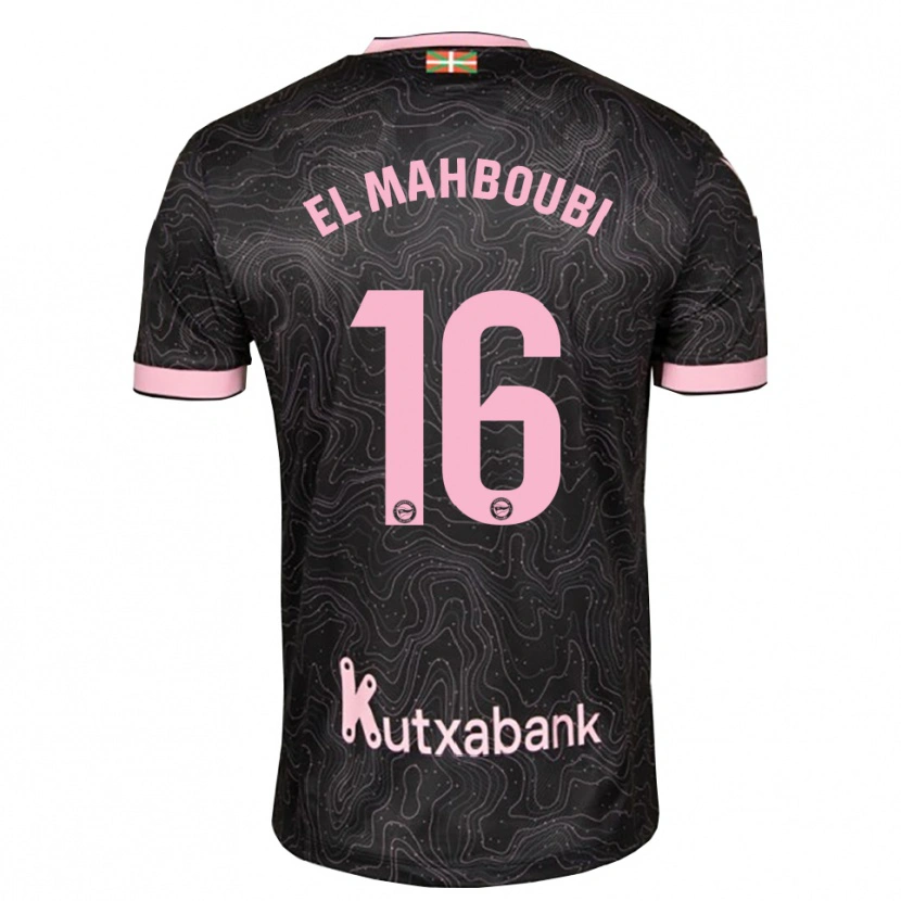 Danxen Herren Sami El Mahboubi #16 Schwarz Pink Auswärtstrikot Trikot 2026/27 T-Shirt Schweiz