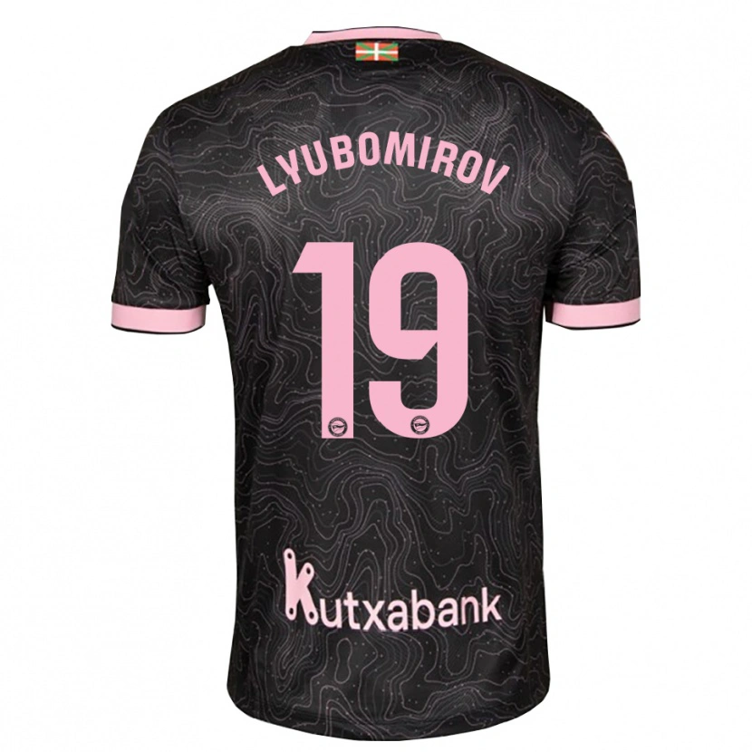Danxen Herren Daniel Lyubomirov #19 Schwarz Pink Auswärtstrikot Trikot 2026/27 T-Shirt Schweiz