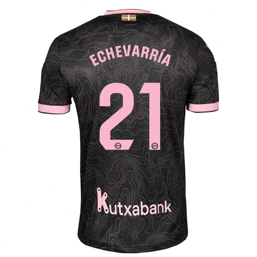 Danxen Herren Martin Echevarría #21 Schwarz Pink Auswärtstrikot Trikot 2026/27 T-Shirt Schweiz