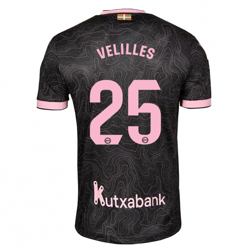 Danxen Herren Luis Velilles #25 Schwarz Pink Auswärtstrikot Trikot 2026/27 T-Shirt Schweiz