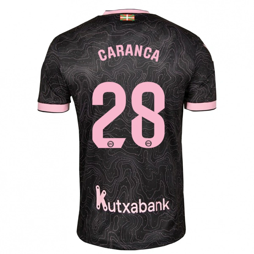 Danxen Herren Sara Caranca #28 Schwarz Pink Auswärtstrikot Trikot 2026/27 T-Shirt Schweiz