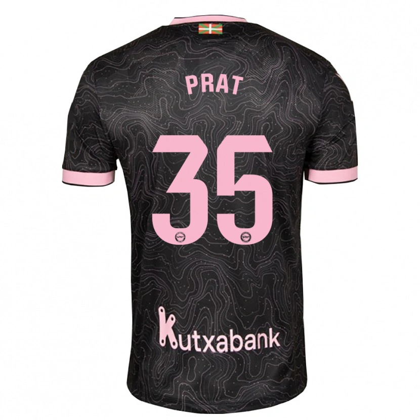 Danxen Herren Jaric Prat #35 Schwarz Pink Auswärtstrikot Trikot 2026/27 T-Shirt Schweiz