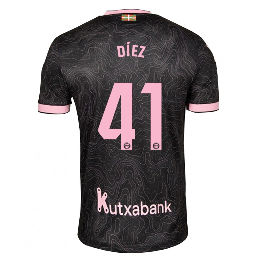 Danxen Herren Victor Díez #41 Schwarz Pink Auswärtstrikot Trikot 2026/27 T-Shirt Schweiz