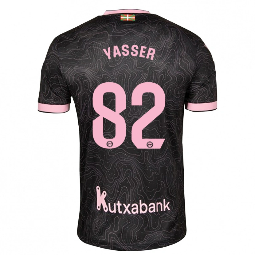 Danxen Herren Omar Yasser #82 Schwarz Pink Auswärtstrikot Trikot 2026/27 T-Shirt Schweiz