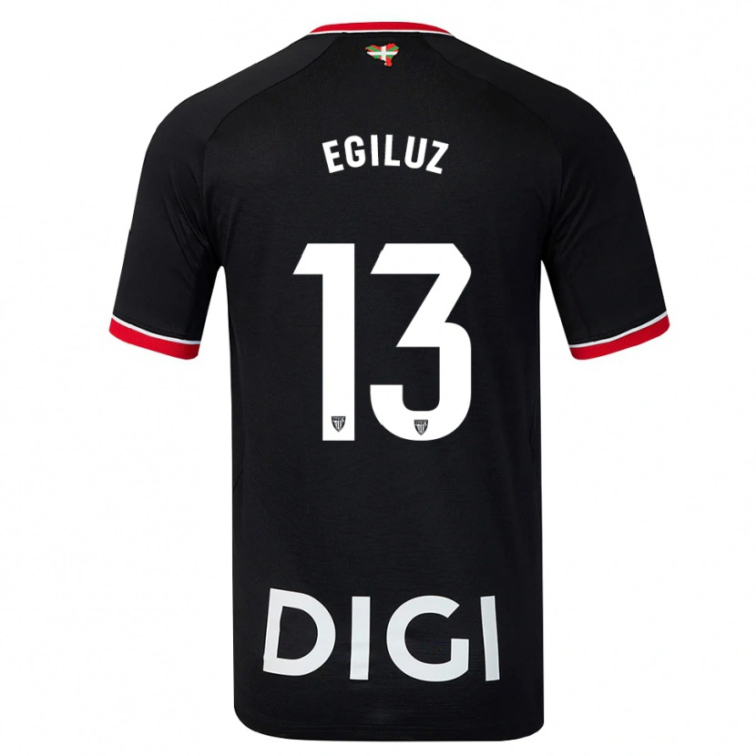 Danxen Herren Unai Egiluz #13 Schwarz Weiß Rot Auswärtstrikot Trikot 2026/27 T-Shirt Schweiz