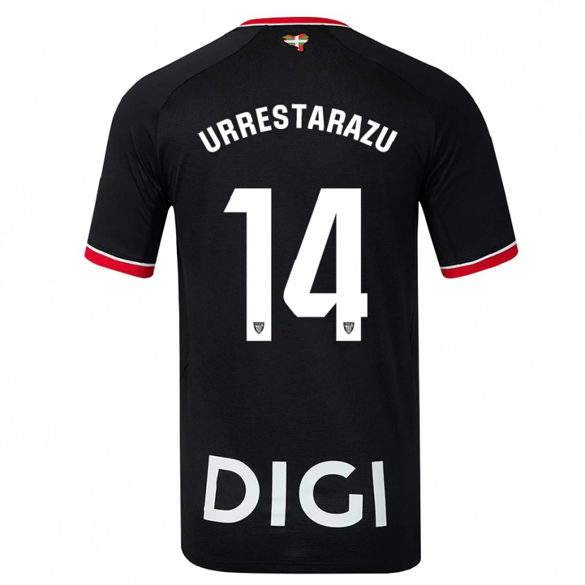 Danxen Herren Mikel Urrestarazu #14 Schwarz Weiß Rot Auswärtstrikot Trikot 2026/27 T-Shirt Schweiz