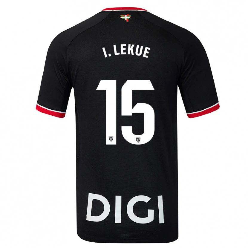 Danxen Herren Inigo Lekue #15 Schwarz Weiß Rot Auswärtstrikot Trikot 2026/27 T-Shirt Schweiz